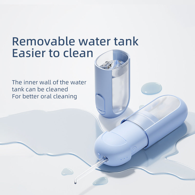 Portable Electric Dental Water Flosser With Retractable Water Tank